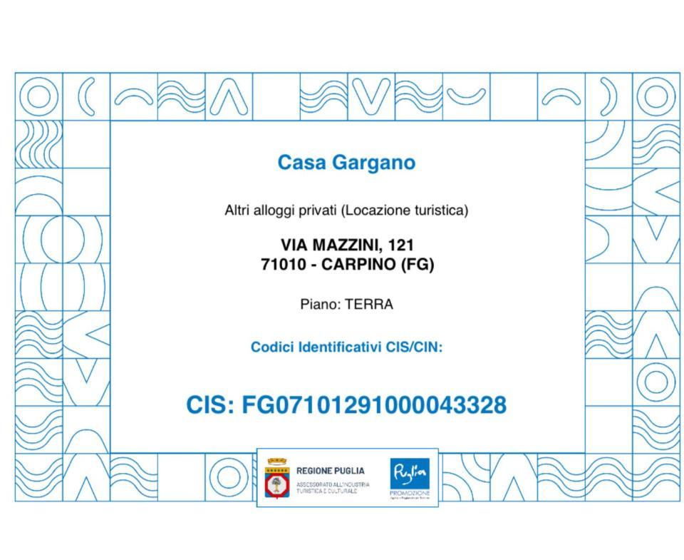 Casa Gargano Apartment Carpino Exterior foto